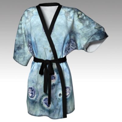 Medulli Blue Kimono Front View