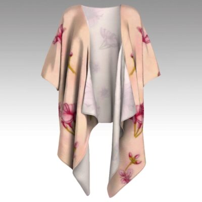 Cherry Blossom Draped Kimono front view
