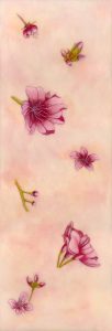 Cherry Blossom Encaustic Painting